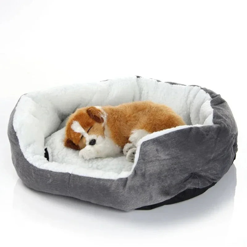 Cozy Dog And Cat Beds With Thickened Cotton Cave Sofa
