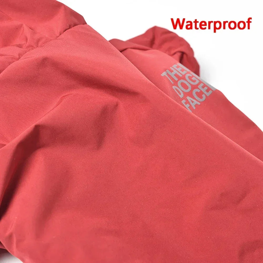Reflective Waterproof Hooded Dog Coat For Winter Warmth