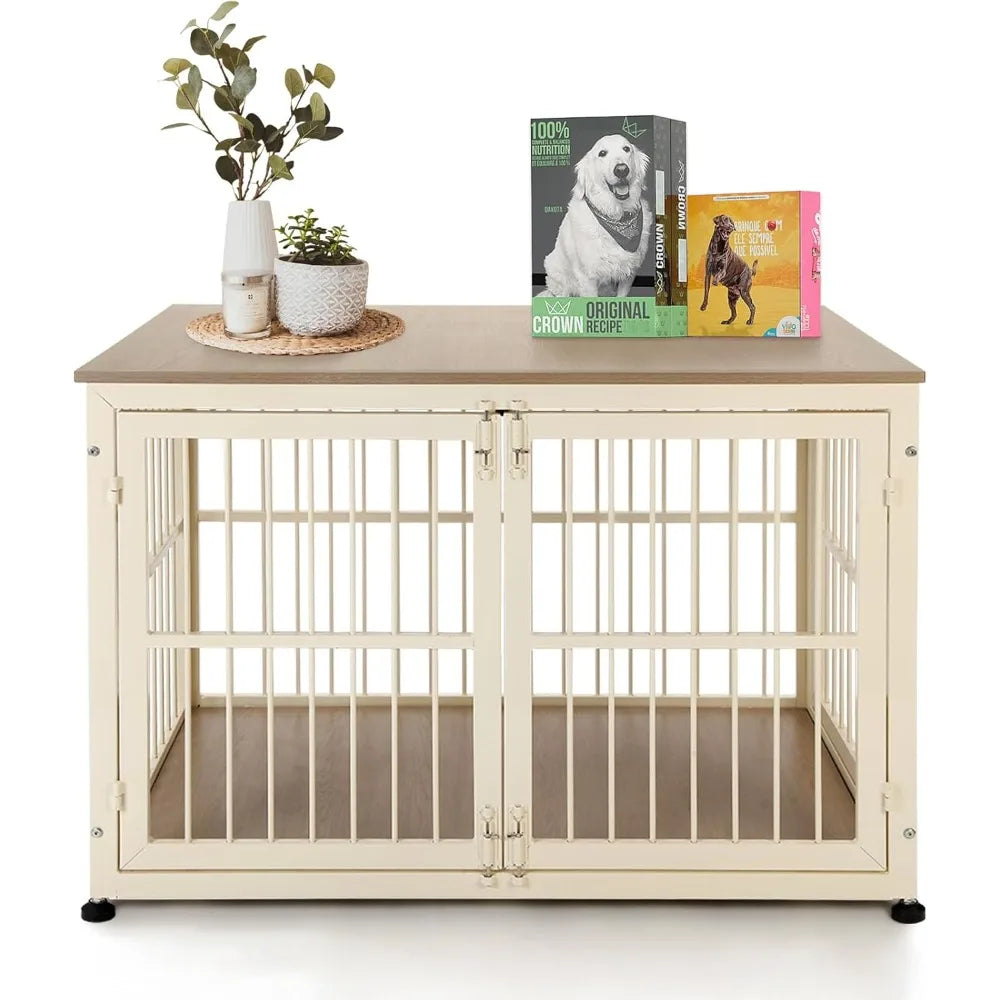 Sturdy Dog Crate Furniture Side Table For Small Breeds