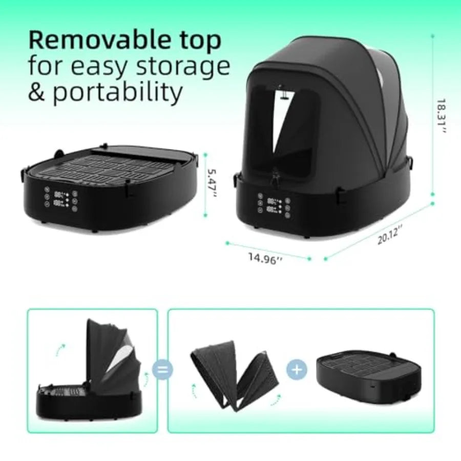 Foldable Pet Dryer Box With Quiet Airflow And Smart Control