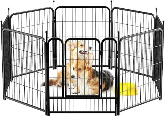 Giant Dog Fence Playpen 24”/32”/40” Indoor Outdoor for Small/Medium