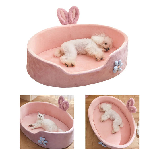 Detachable Pet Bed Washable Soft Warm For Dogs And Cats