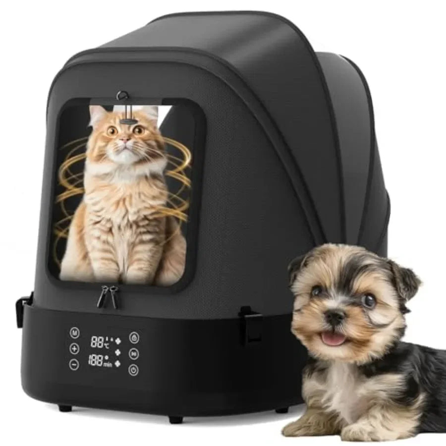 Foldable Pet Dryer Box With Quiet Airflow And Smart Control