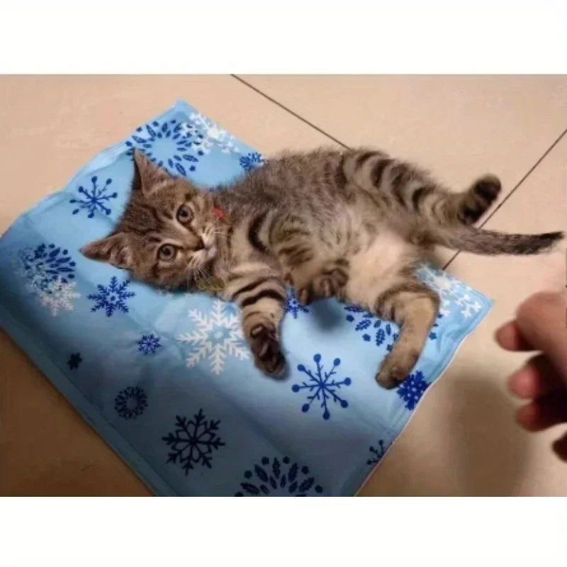 Pet Ice Mat Mat Mat Dog Summer Cushion Cat Ice Bed Sleeping Mat Floor Mat Cooling Supplies Summer Ice Nest