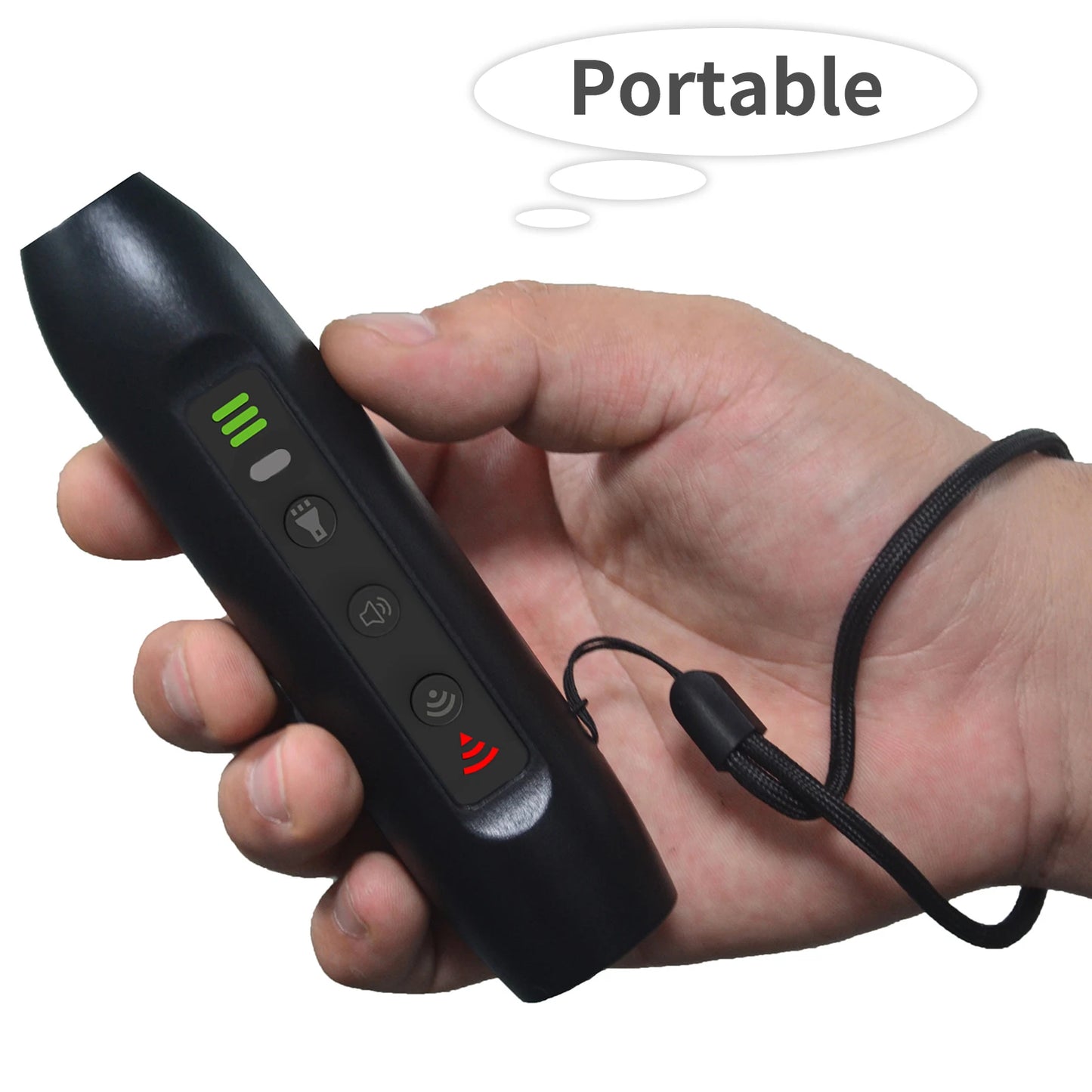 Ultrasonic Dog Repeller with Flashlight and Three Modes