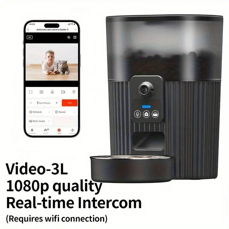 Papifeed Smart Automatic Pet Feeder With WiFi Remote