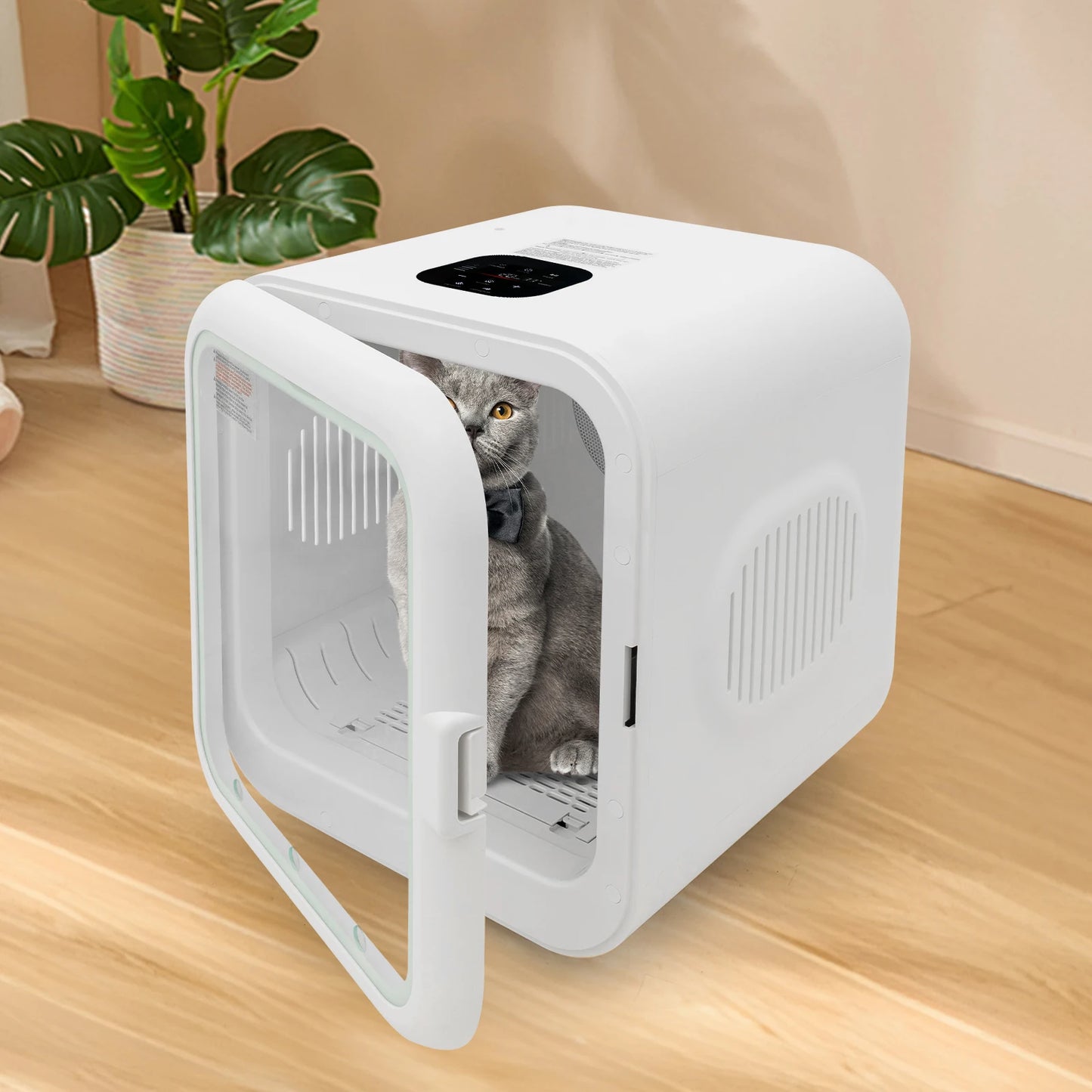 Portable Cat Dog Dryer Box With Temperature Control 800W