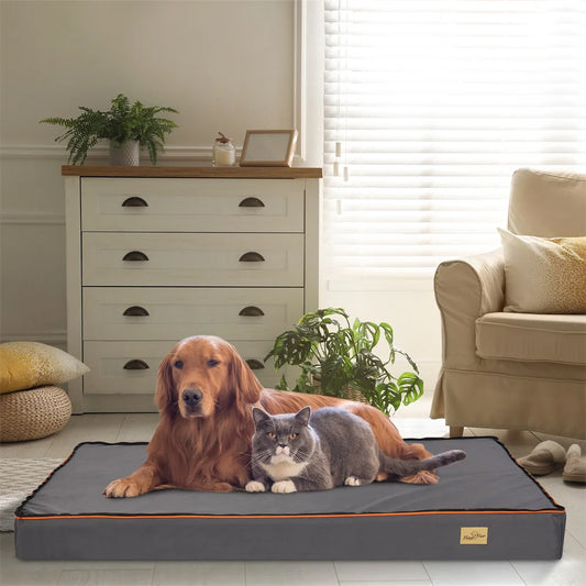 Premium Orthopedic Memory Foam Dog Bed Waterproof Washable