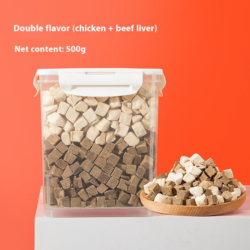 Gourmet Freeze Dried Dog Snacks With Egg Yolk And Liver