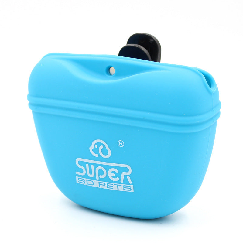 Silicone Dog Training Bag For Outdoor Treat Storage