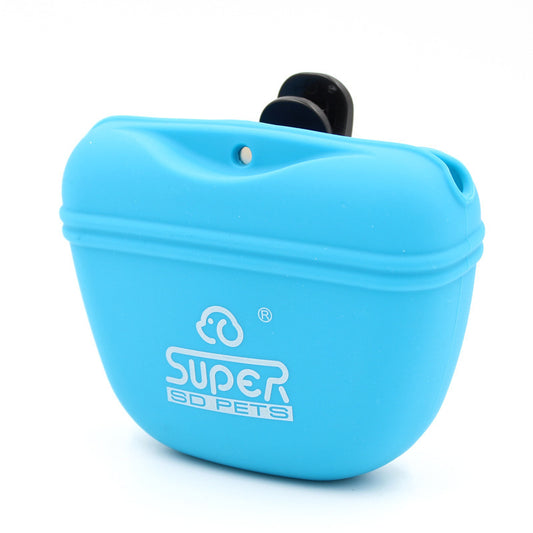 Silicone Dog Training Bag For Outdoor Treat Storage
