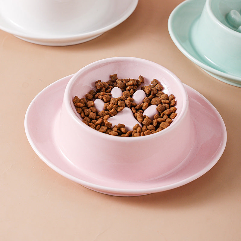 Anti Choke Slow Feeder Pet Bowl For Cats And Canines