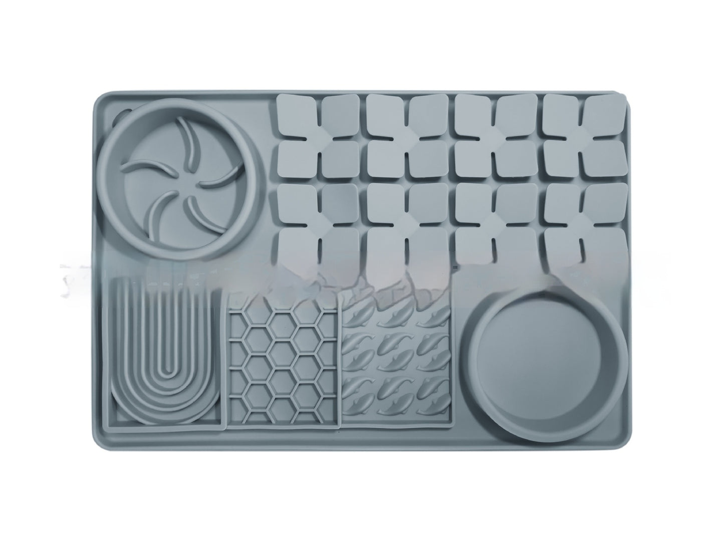 Pet Silicone Licking Mat With Suction Cup For Slow Feeding