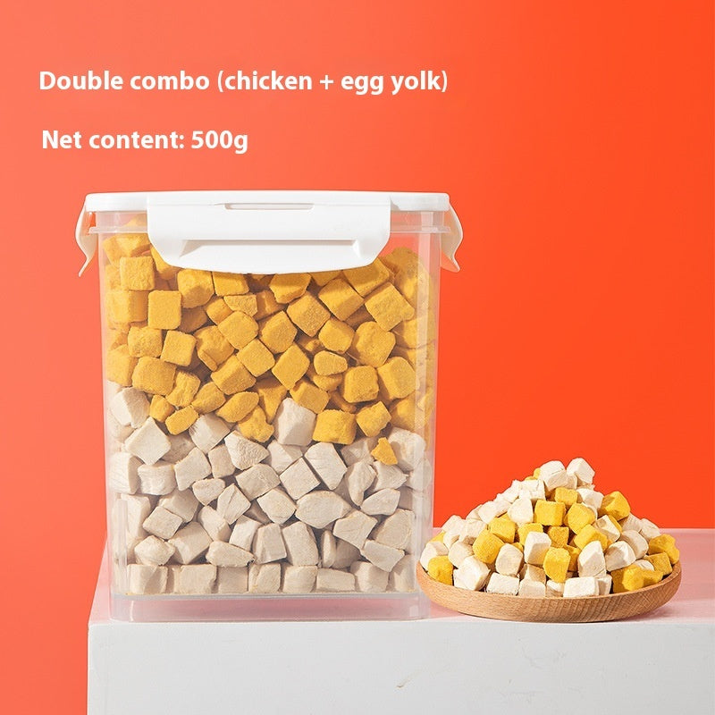 Gourmet Freeze Dried Dog Snacks With Egg Yolk And Liver