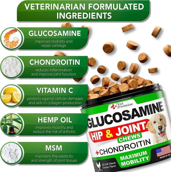 Glucosamine For Dogs With Chondroitin Hip Joint Chews