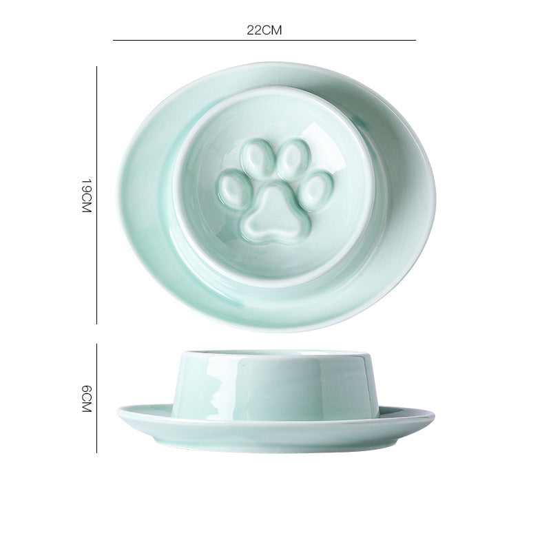 Anti Choke Slow Feeder Pet Bowl For Cats And Canines