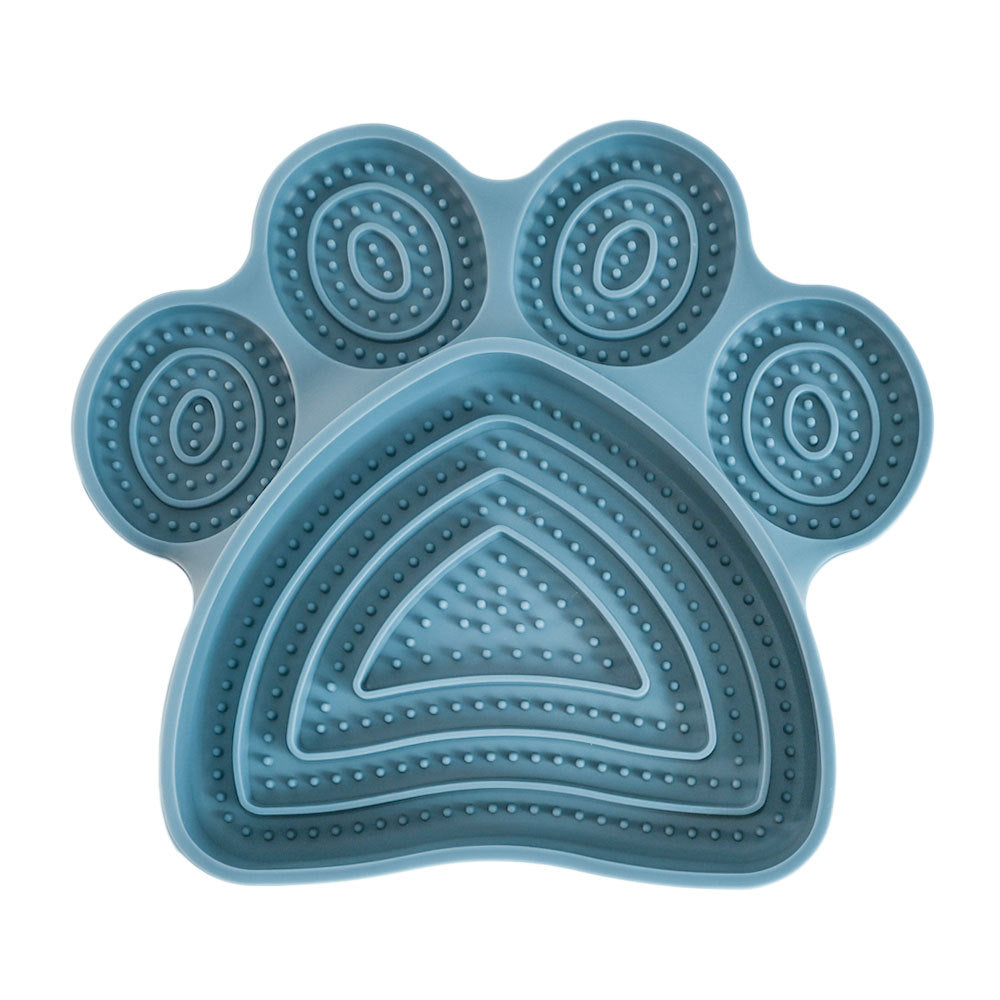 Dog Silicone Licking Pad With Suction Cup Slow Feeder Bowl