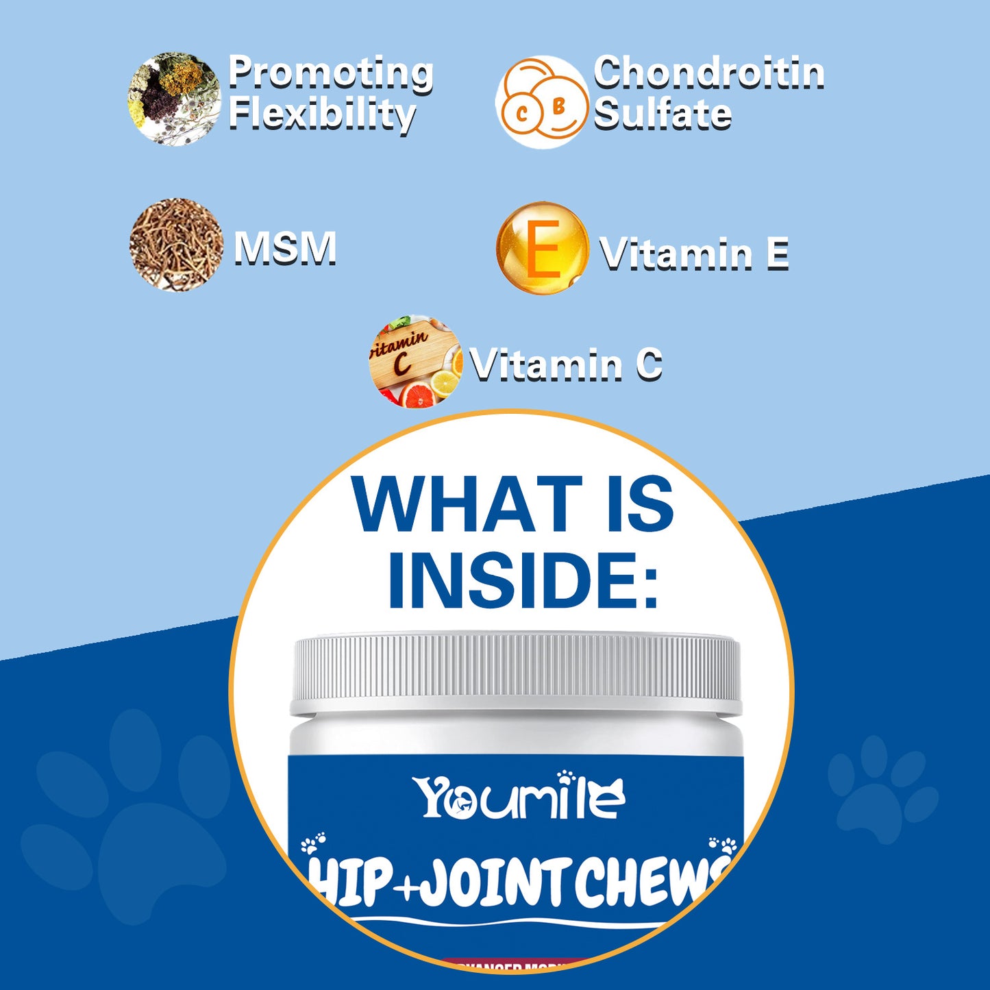 Dog Hip Joint Supplement With Glucosamine Chondroitin And Fish Oil