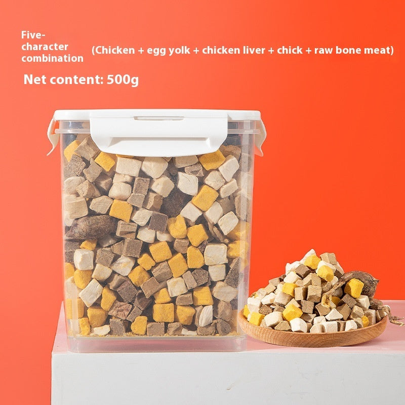 Gourmet Freeze Dried Dog Snacks With Egg Yolk And Liver